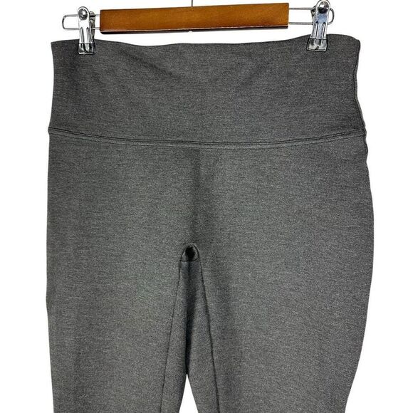 SPANX Gray Ponte Ankle Pant size Large Petite - Picture 3 of 8